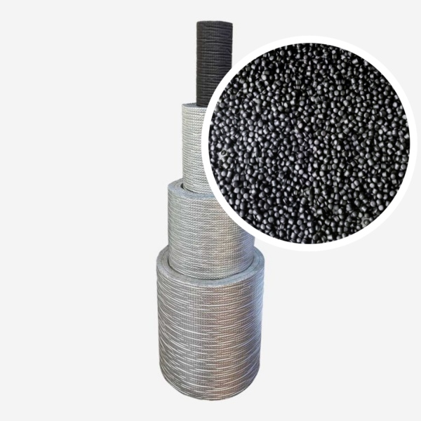 Chemically cross-linked XLPE material