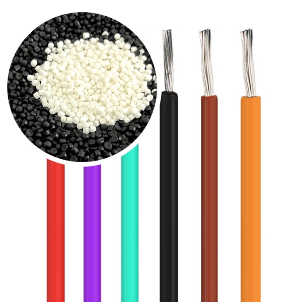 Irradiation cross-linked wire