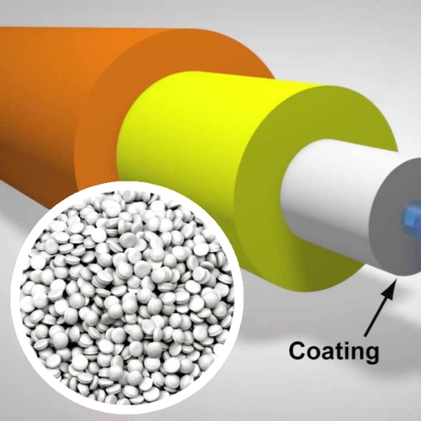 PVC for optical communication cables