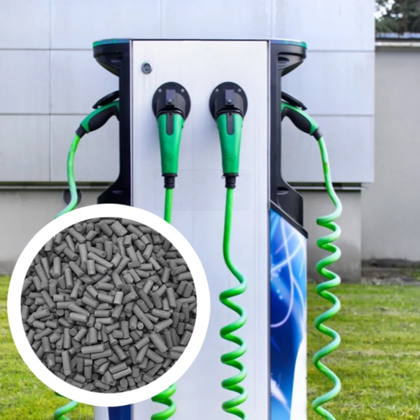 Special materials for charging station cables